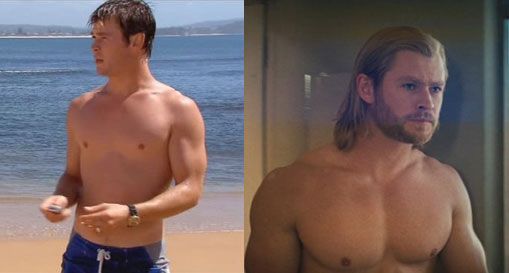 Chris Hemsworth transformation body & workout