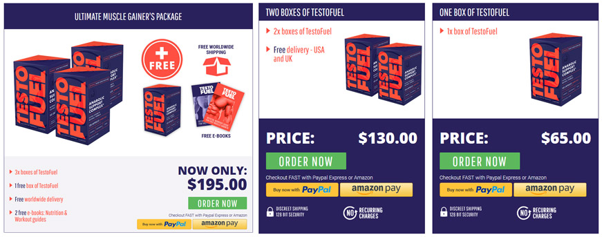 testofuel pricing